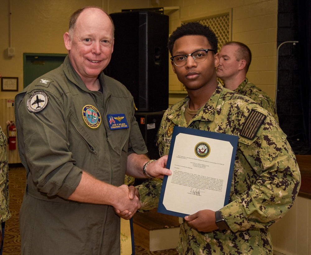 NSF Diego Garcia Awards at Quarters - August