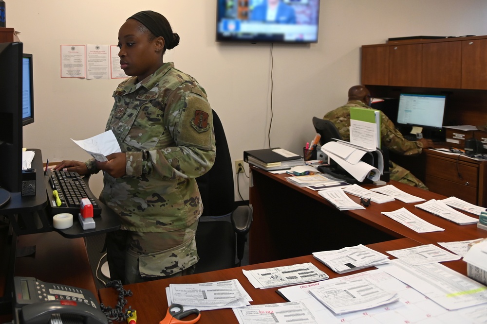 169th Logistics Readiness Squadron personnel at work