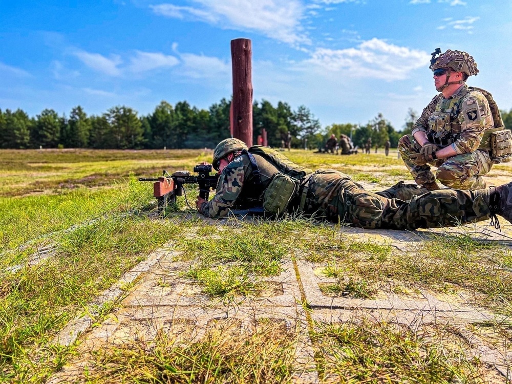 1-75th Cavalry Regiment conducts multinational weapons qualification