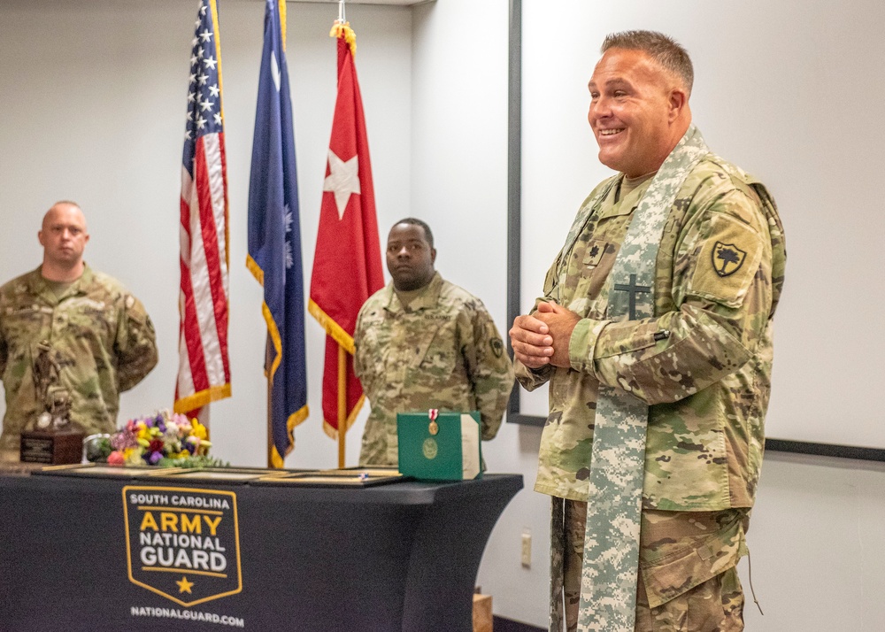 SC Guard Conducts Changing of The Stole Ceremony