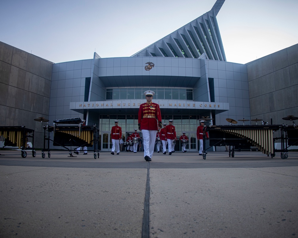 “The Commandant’s Own”, U.S. Marine Drum and Bugle Corps, had the distinguished honor of performing at the National Museum of the Marine Corps