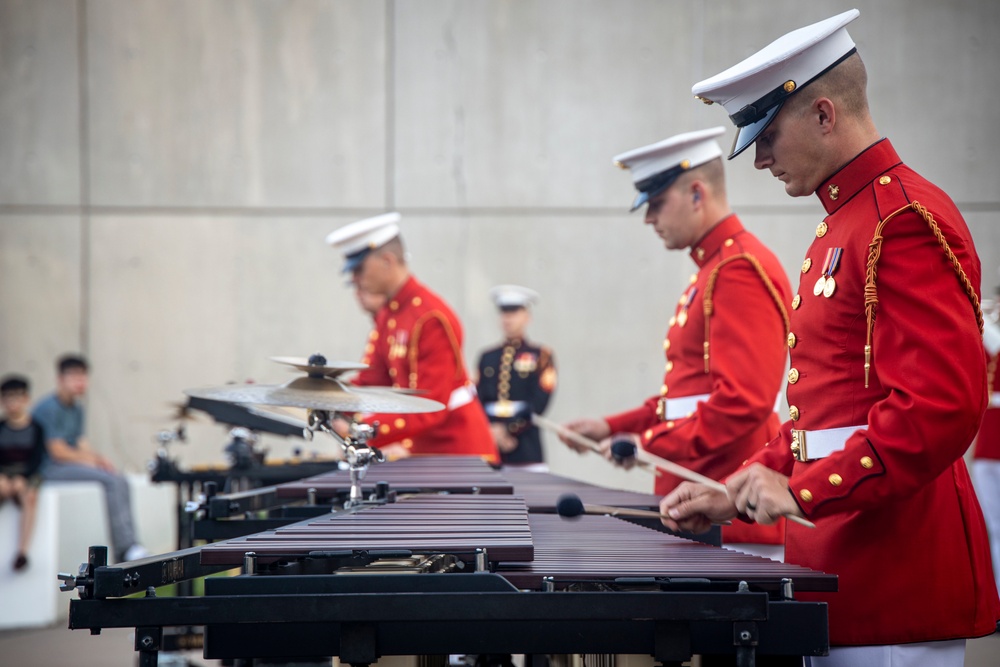 “The Commandant’s Own”, U.S. Marine Drum and Bugle Corps, had the distinguished honor of performing at the National Museum of the Marine Corps