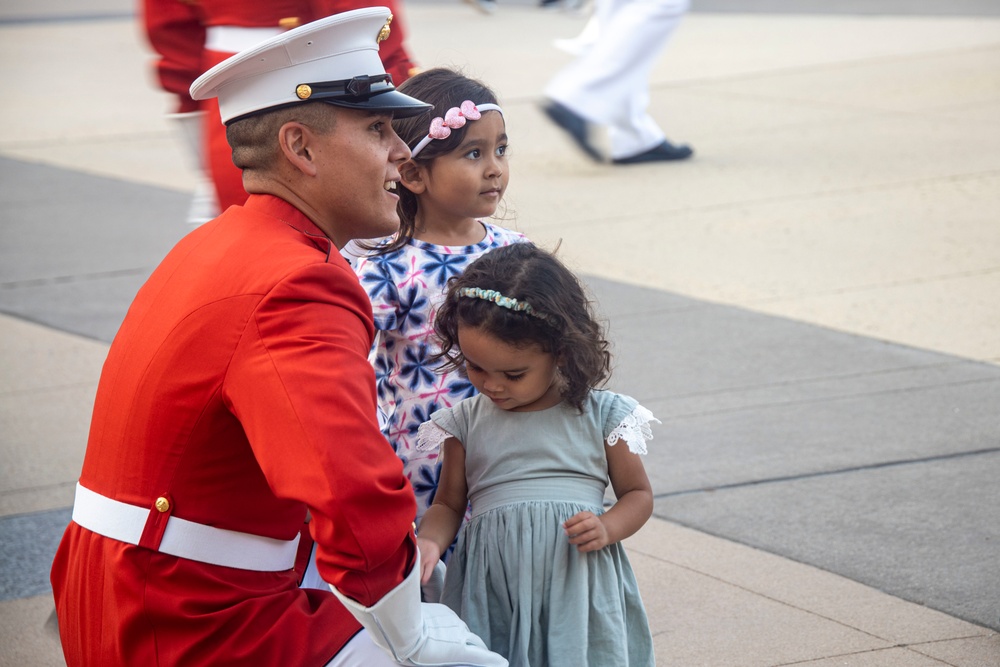 “The Commandant’s Own”, U.S. Marine Drum and Bugle Corps, had the distinguished honor of performing at the National Museum of the Marine Corps