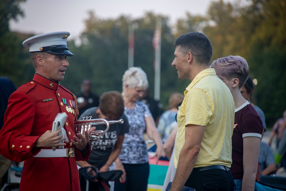 “The Commandant’s Own”, U.S. Marine Drum and Bugle Corps, had the distinguished honor of performing at the National Museum of the Marine Corps