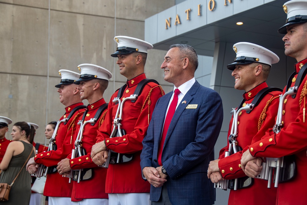 “The Commandant’s Own”, U.S. Marine Drum and Bugle Corps, had the distinguished honor of performing at the National Museum of the Marine Corps