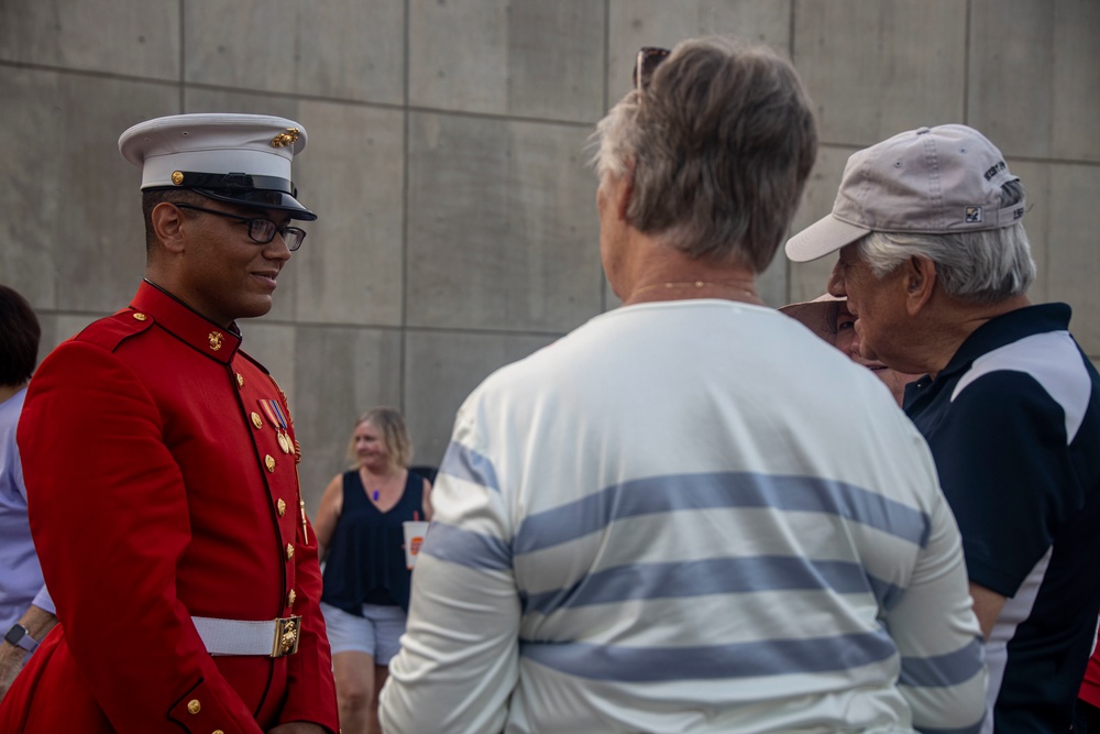 “The Commandant’s Own”, U.S. Marine Drum and Bugle Corps, had the distinguished honor of performing at the National Museum of the Marine Corps