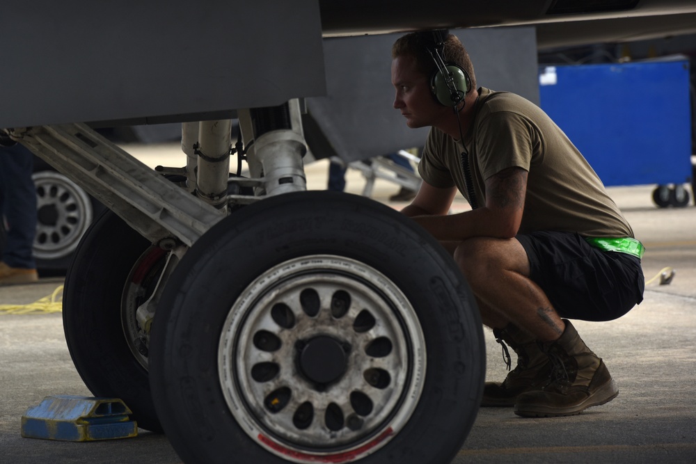 169th Fighter Wing flightline operations at Columbia Metropolitan Airport