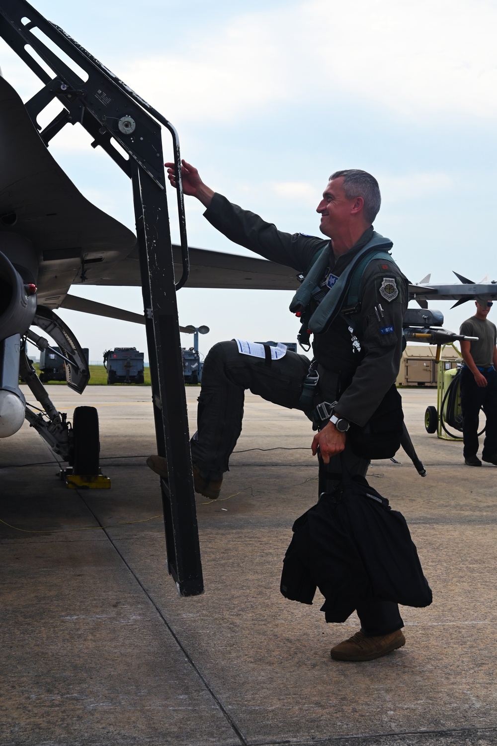 169th Fighter Wing flightline operations at Columbia Metropolitan Airport