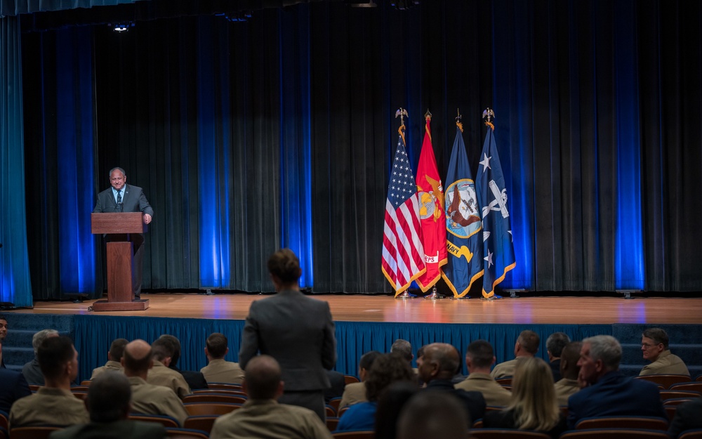 SECNAV conducts Department of the Navy year-in-review all-hands call