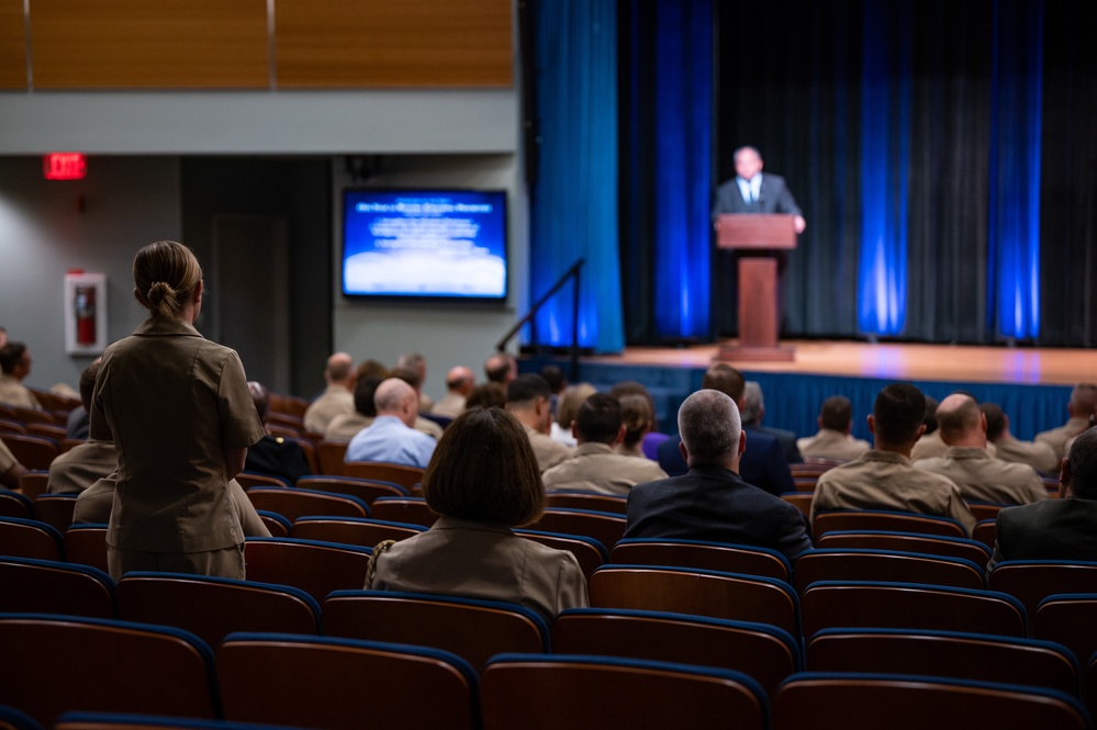 SECNAV conducts Department of the Navy year-in-review all-hands call