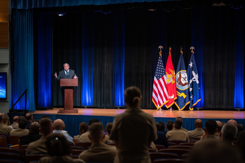 SECNAV conducts Department of the Navy year-in-review all-hands call