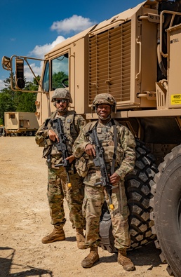 Outstanding Soldiers from the 810th Quartermaster Company