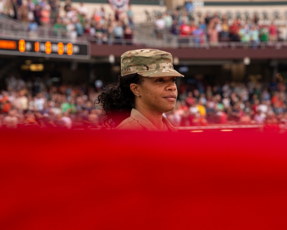 WPAFB Joins in American Celebration Night at Day Air Ballpark