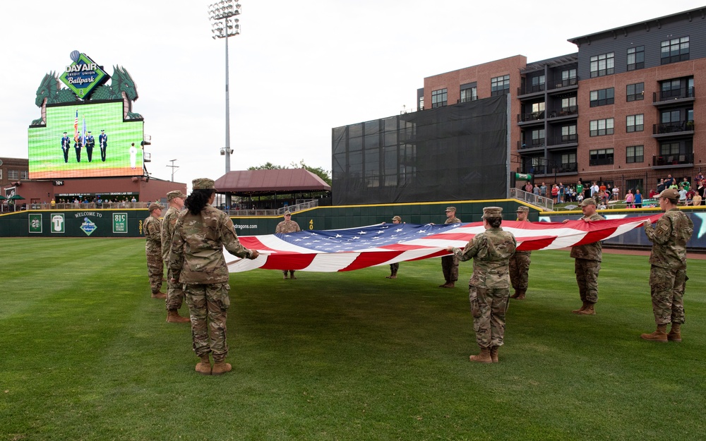 WPAFB Joins in American Celebration Night at Day Air Ballpark