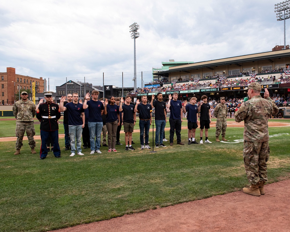 WPAFB Joins in American Celebration Night at Day Air Ballpark