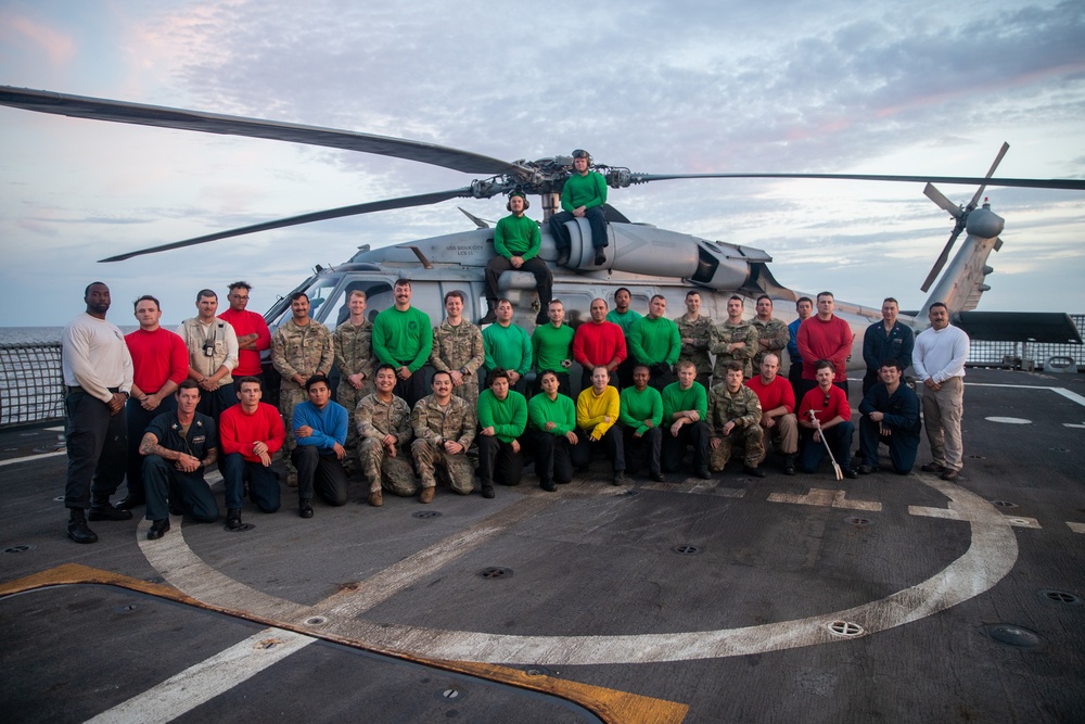 USS Sioux City Transits the North Sea