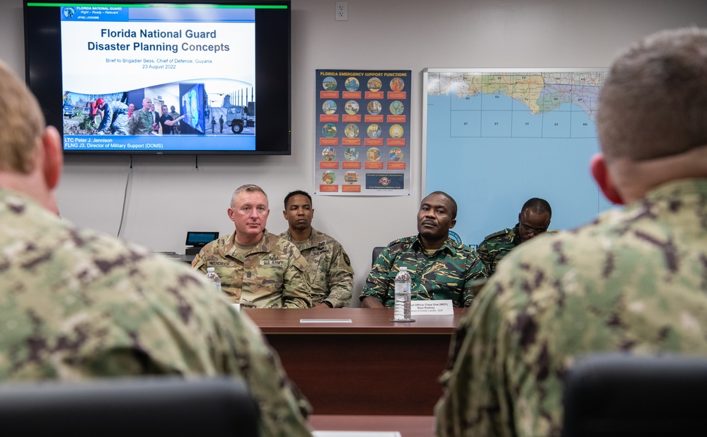 Florida National Guard hosts Guyana Defence Force