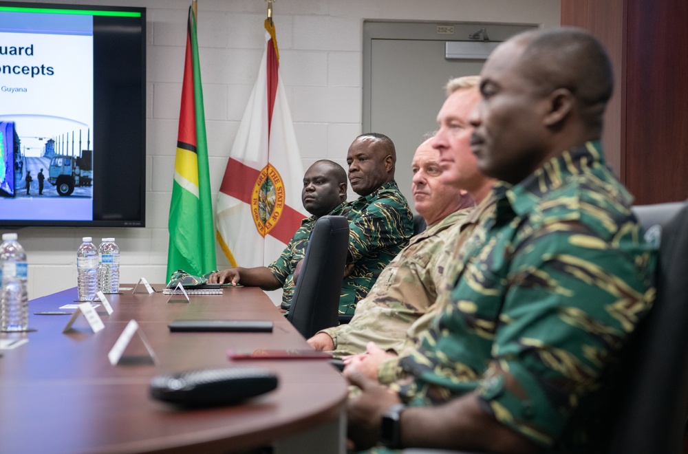 Florida National Guard hosts Guyana Defence Force