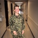 Enlisted Sailor Wears Maternity Uniform Provided by Navy's MPP