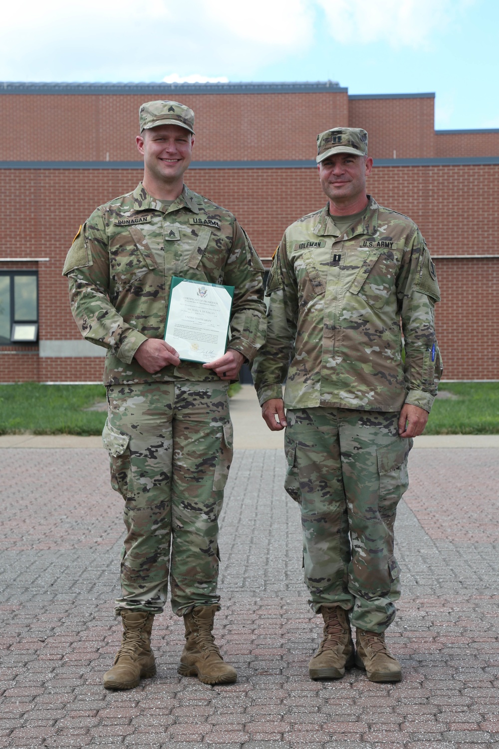 Sgt. Mike Dunagan's Promotion Ceremony