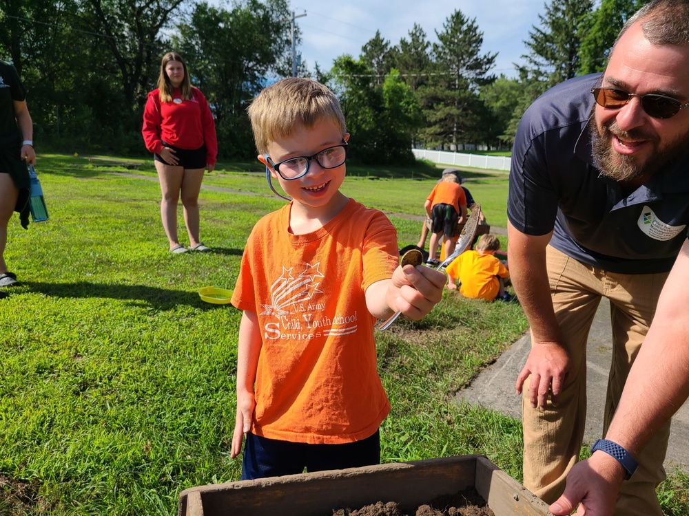 Fort McCoy archaeology team shares knowledge with youth during July 2022 South Post dig