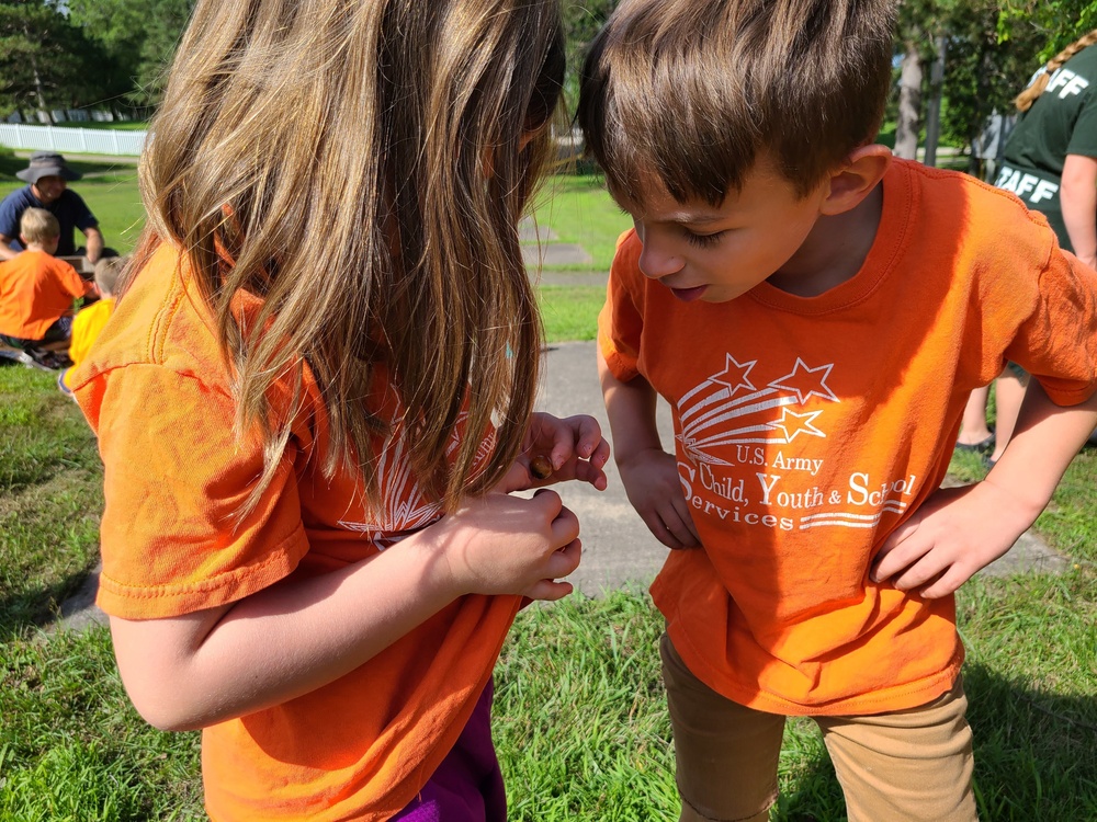 Fort McCoy archaeology team shares knowledge with youth during July 2022 South Post dig