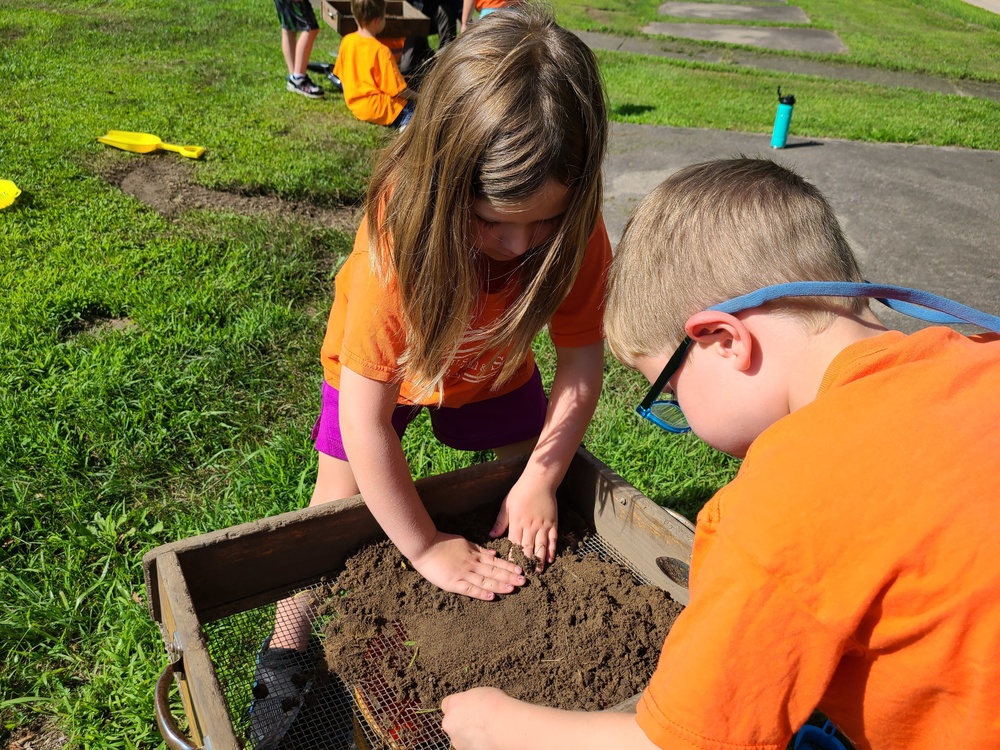 Fort McCoy archaeology team shares knowledge with youth during July 2022 South Post dig