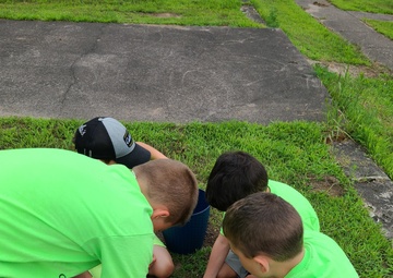 Fort McCoy archaeology team shares knowledge with youth during July 2022 South Post dig