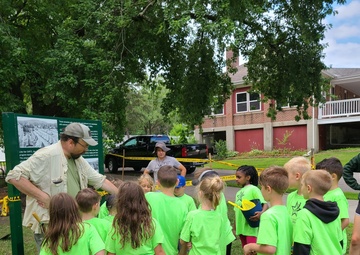 Fort McCoy archaeology team shares knowledge with youth during July 2022 South Post dig