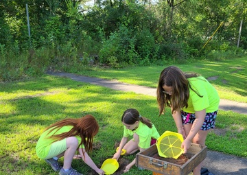 Fort McCoy archaeology team shares knowledge with youth during July 2022 South Post dig