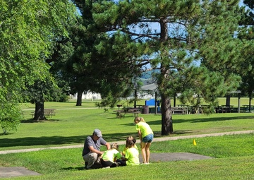 Fort McCoy archaeology team shares knowledge with youth during July 2022 South Post dig