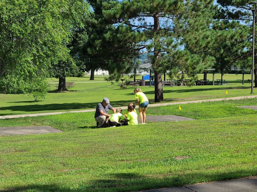 Fort McCoy archaeology team shares knowledge with youth during July 2022 South Post dig