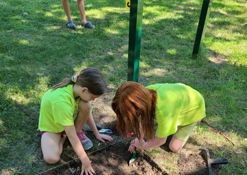 Fort McCoy archaeology team shares knowledge with youth during July 2022 South Post dig