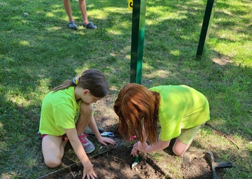 Fort McCoy archaeology team shares knowledge with youth during July 2022 South Post dig