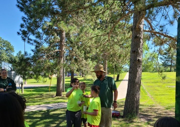 Fort McCoy archaeology team shares knowledge with youth during July 2022 South Post dig
