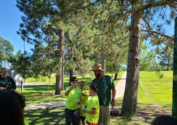 Fort McCoy archaeology team shares knowledge with youth during July 2022 South Post dig