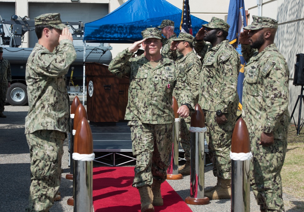 EODTEU Two Holds Change of Command Ceremony