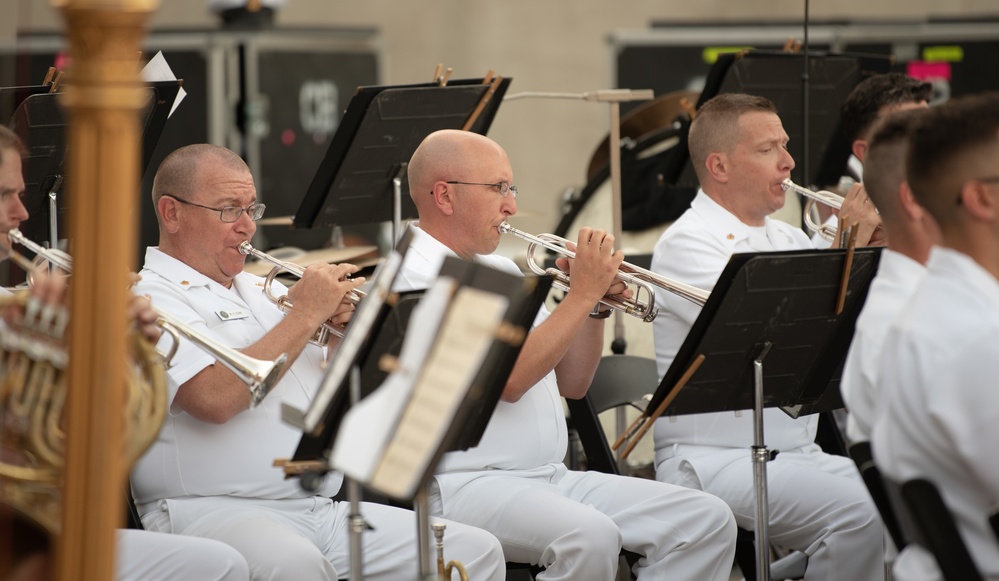 U.S. Navy Band Concert Band performs at National Museum of the Marine Corps
