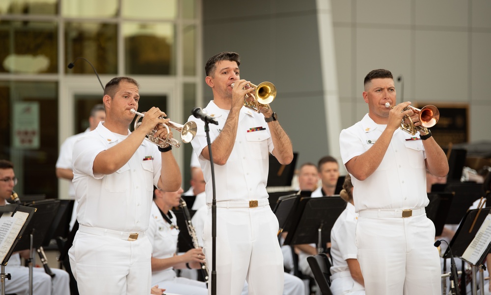 U.S. Navy Band Concert Band performs at National Museum of the Marine Corps