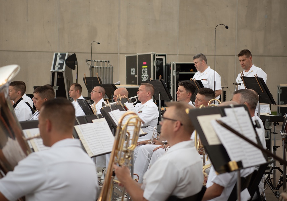 U.S. Navy Band Concert Band performs at National Museum of the Marine Corps