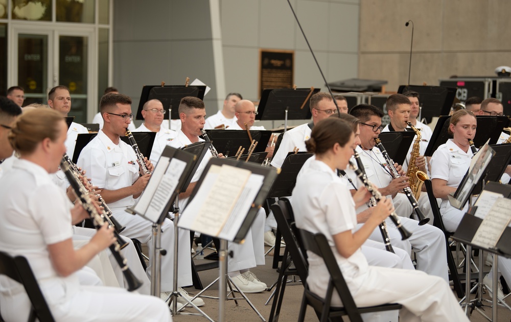 U.S. Navy Band Concert Band performs at National Museum of the Marine Corps