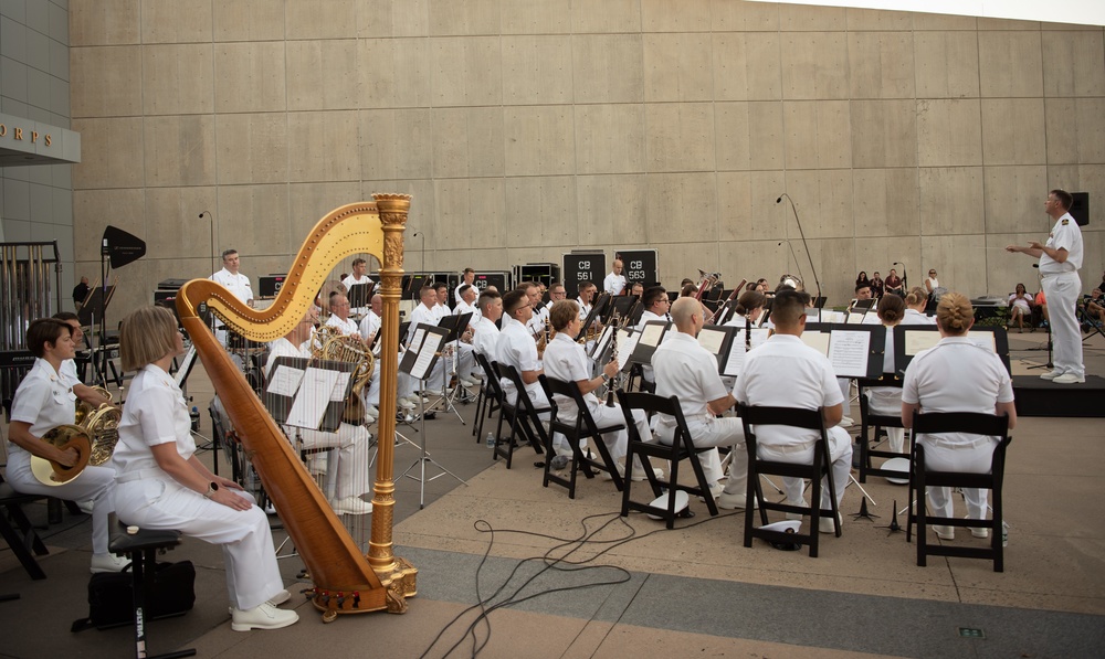 U.S. Navy Band Concert Band performs at National Museum of the Marine Corps