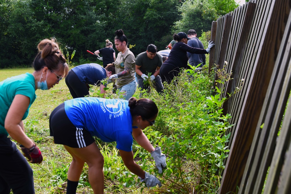 TAFB, Panama City Rescue Mission; Women’s Equality Day volunteers