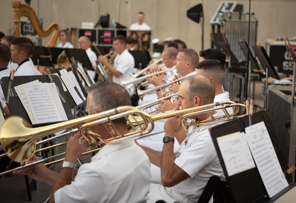 U.S. Navy Band Concert Band performs at National Museum of the Marine Corps