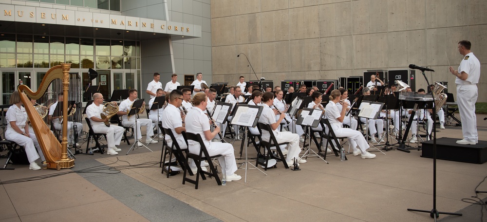 U.S. Navy Band Concert Band performs at National Museum of the Marine Corps