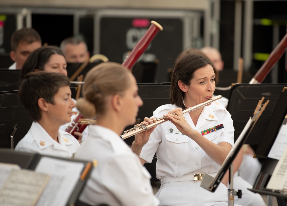 U.S. Navy Band Concert Band performs at National Museum of the Marine Corps