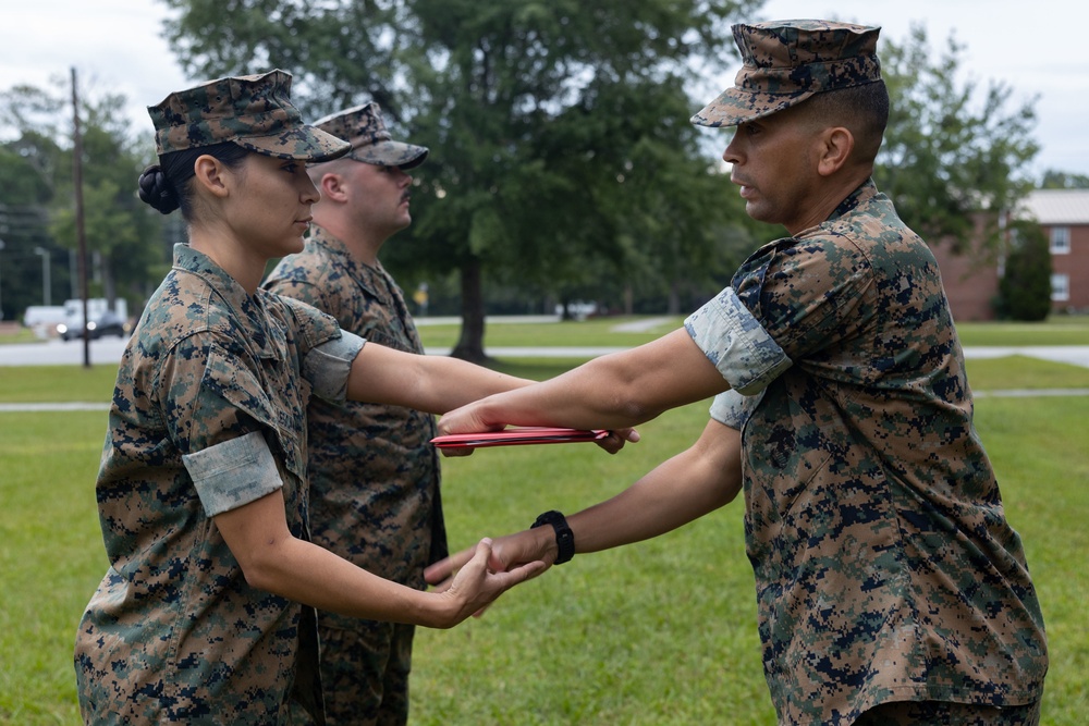 MCB Camp Lejeune PMO Marines recognized for saving a life