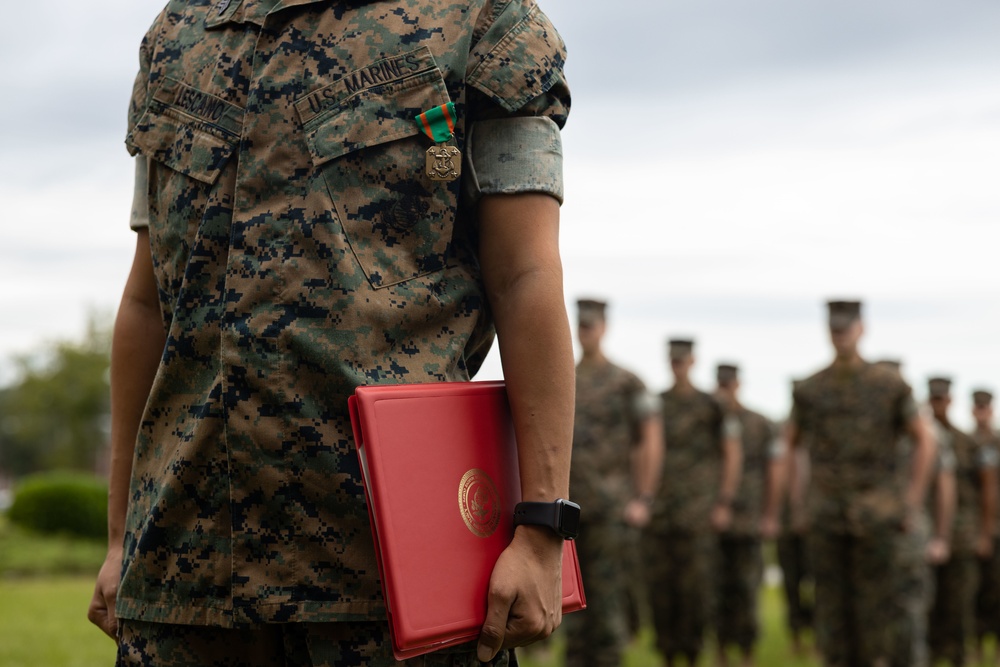 MCB Camp Lejeune PMO Marines recognized for saving a life