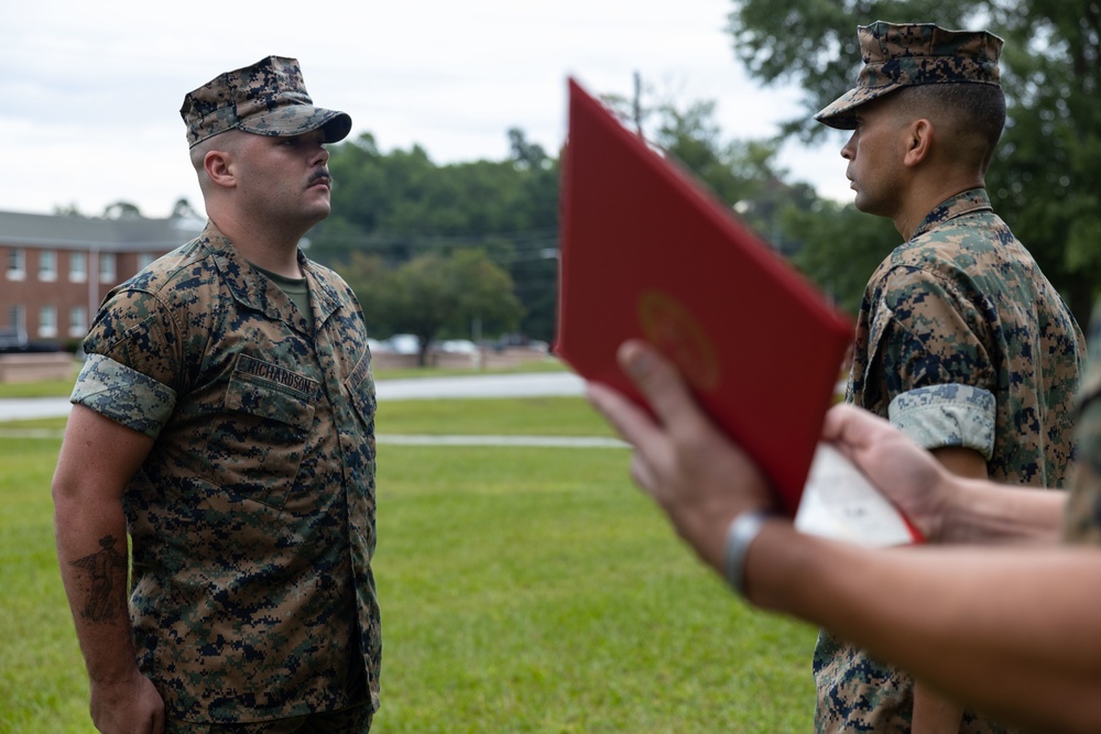 Dvids Images Mcb Camp Lejeune Pmo Marines Recognized For Saving A Life Image Of