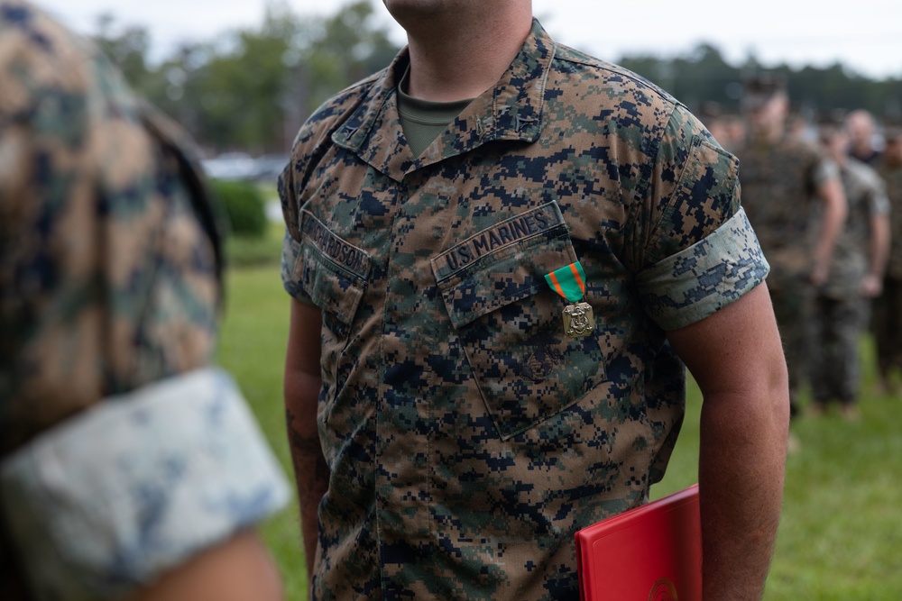 MCB Camp Lejeune PMO Marines recognized for saving a life